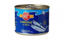 Golden Prize Sardine in Brine   Tin  200 grams